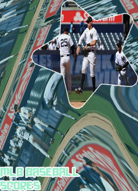 Major league baseball scores and odds