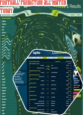 Soccer fixtures today predictions